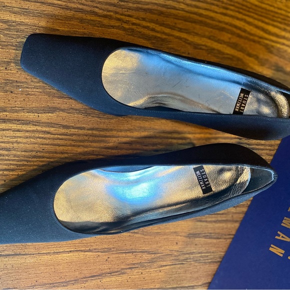 Stuart Weitzman square toe black pumps - Picture 5 of 5